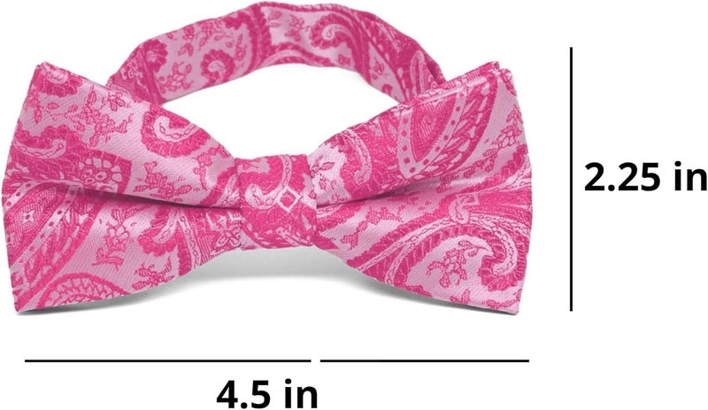 tiemart Pre-Tied Adjustable Men's Band Collar Bow Tie - Image 5